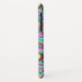 Farbenfrohe Retro Paisley Case-Mate iPhone Hülle (Hinten/Links)