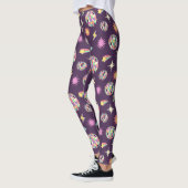 Farbenfrohe Retro Parco Civico-Ciani Leggings (Links)