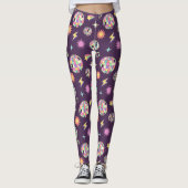 Farbenfrohe Retro Parco Civico-Ciani Leggings (Vorderseite)