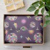 Farbenfrohe Retro Parco Civico-Ciani Seidenpapier (Geschenk)