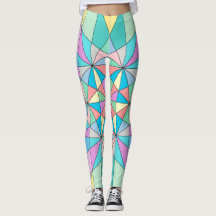 Farbenfrohe Retro Pastel Mosaic Triangle Star Patt