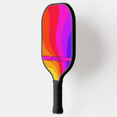 Farbenfrohe Retro Pickleball Schläger (Links)