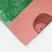 Farbenfrohe Retro Pop Modernes Foto Grill Fleecedecke (Ecke)