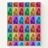 Farbenfrohe Retro Pop Modernes Foto Grill Notizblock (Rückseite)