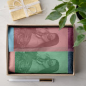 Farbenfrohe Retro Pop Modernes Foto Grill Seidenpapier (Geschenk)