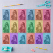 Farbenfrohe Retro Pop Modernes Foto Grill Seidenpapier (Basteln)