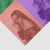 Farbenfrohe Retro Pop Modernes Foto Grill Seidenpapier (Ausschnitt)