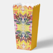 Farbenfrohe Retro Psychedelic Kaleidoskop Abstrakt Geschenkschachtel (Rückseite)