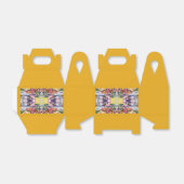 Farbenfrohe Retro Psychedelic Kaleidoskop Abstrakt Geschenkschachtel (Ungefaltet)