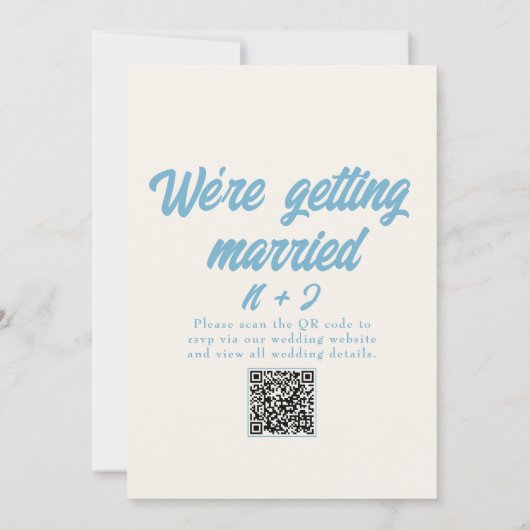 Farbenfrohe Retro QR Code Heller Spaß Moderne Hoch Einladung (Rückseite)