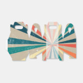 Farbenfrohe Retro-Rainbow-Sonnenbrust-Hochzeit Geschenkschachtel (Ungefaltet)