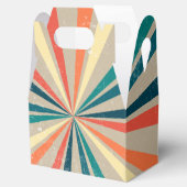 Farbenfrohe Retro-Regenbogen-Sonnenbrust Geschenkschachtel (Geöffnet)