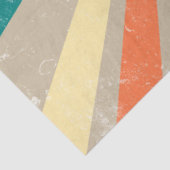 Farbenfrohe Retro-Regenbogen-Sonnenbrust Seidenpapier (Ausschnitt)