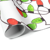 Farbenfrohe Retro-Saitenbeleuchtung, Packpapier (Rolleneckpunkt)