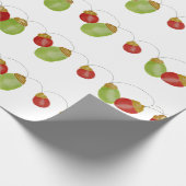 Farbenfrohe Retro-Saitenbeleuchtung, Packpapier (Ecke)