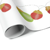 Farbenfrohe Retro-Saitenbeleuchtung, Packpapier (Rolleneckpunkt)