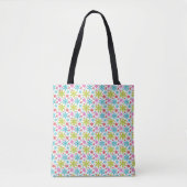 Farbenfrohe Retro-Schneeflocken Weihnachten  Tasche (Vorderseite)