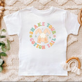 Farbenfrohe Retro Schütteln Sie Ihren Cotton-Schwa Kleinkind T-shirt
