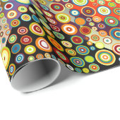 Farbenfrohe Retro Spots + Ihre Idee Geschenkpapier (Rolleneckpunkt)