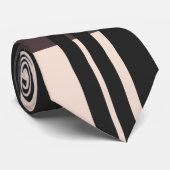 Farbenfrohe Retro-Streifen Krawatte (Gerollt)