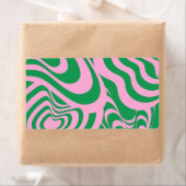 Farbenfrohe Retro Swirl Groovy Y2K Muster (Insitu)