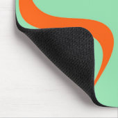 Farbenfrohe Retro Swirl Groovy Y2K Muster Mousepad (Ecke)