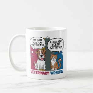 Farbenfrohe Retro Vintage Tierarzneimittel Kaffeetasse