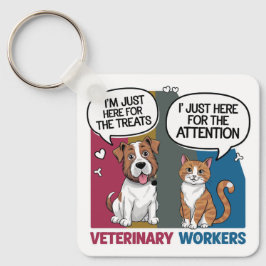 Farbenfrohe Retro Vintage Tierarzneimittel Schlüsselanhänger