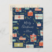 Farbenfrohe Retro Weihnachten (Vorne/Hinten)