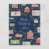 Farbenfrohe Retro Weihnachten (Vorderseite)