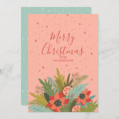 Farbenfrohe Retro Weihnachten (Vorne/Hinten)