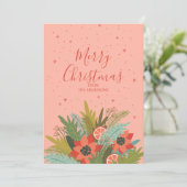 Farbenfrohe Retro Weihnachten (Stehend Vorderseite)