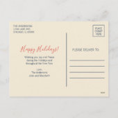 Farbenfrohe Retro Weihnachten (Rückseite)