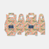 Farbenfrohe Retro Weihnachtsfeiertage Ornament Geschenkschachtel (Ungefaltet)