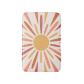 Farbenfrohe Retrodesign Badematte (Vorderseite Vertikal)