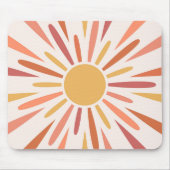 Farbenfrohe Retrodesign Mousepad (Vorne)