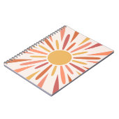 Farbenfrohe Retrodesign Notizblock (Linke Seite)