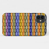 Farbenfrohe Retrografiebilder Case-Mate iPhone Hülle (Rückseite (Horizontal))
