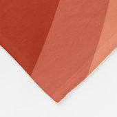 Farbenfrohe Retrosonnen Fleecedecke (Ecke)