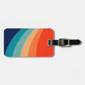 Farbenfrohe Retrosonnen Gepäckanhänger (Vorderseite horizontal)