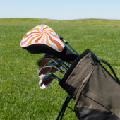 Farbenfrohe Retrosonnen Golf Headcover (In SItu)