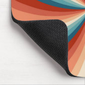 Farbenfrohe Retrosonnen Mousepad (Ecke)