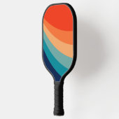 Farbenfrohe Retrosonnen Pickleball Schläger (Links)