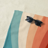 Farbenfrohe Retrosonnen Strandtuch (Beispiel)
