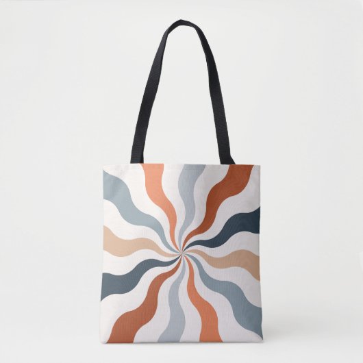 Farbenfrohe Retrosonnen Tasche (Vorderseite)