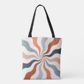 Farbenfrohe Retrosonnen Tasche (Rückseite)