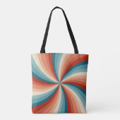 Farbenfrohe Retrosonnen Tasche (Rückseite)