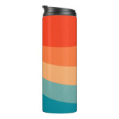 Farbenfrohe Retrosonnen Thermosbecher (Nach rechts gedreht)