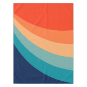 Farbenfrohe Retrosonnen Tischdecke (Vorderseite)