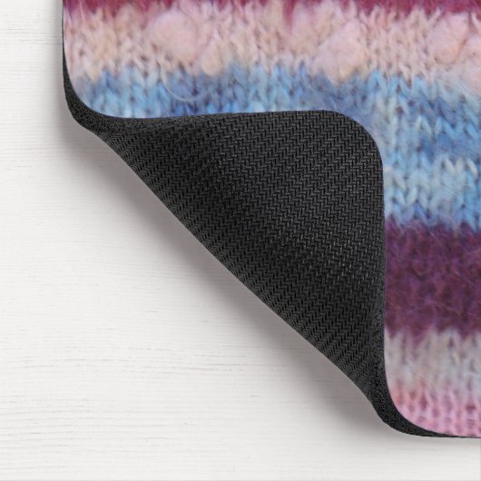 farbenfrohe Retrostil Stripes Spaß Mousepad (Ecke)